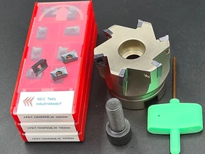 1x 90° Messerkopf D50-Z=6-22  + 30 x APKT 1003PDSR-30 (P25) für Stahl - Bild 1 von 2