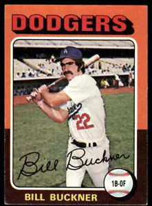 1975 Topps #244 Bill Buckner Los Angeles Dodgers - Picture 1 of 2