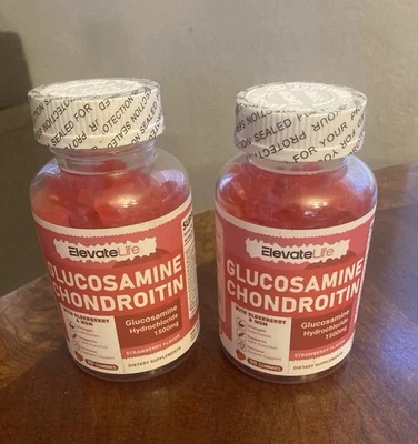 Glucosamine Chondroitin Gummies Set Of 2 Bottles 180 Gummies Total BB 9/2026 - Изображение 1 из 4