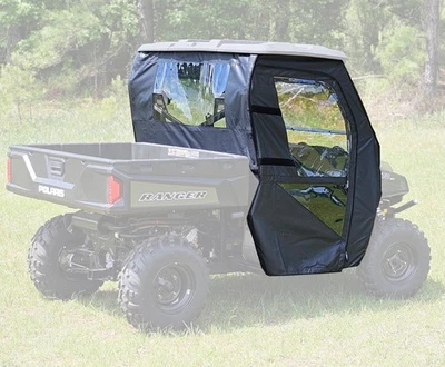 Puertas laterales completas suaves Falcon Ridge con ventanas con cremallera para Polaris Ranger 570/700/800 Foto 1 de 4