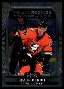 2021-22 O-Pee-Chee Platinum Marquee Rookies Simon Benoit Rookie Anaheim Ducks - Bild 1 von 3