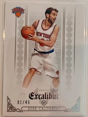 2014-15 Panini Excalibur Jose Calderon #66 SP 01/49 - Image 1 of 2