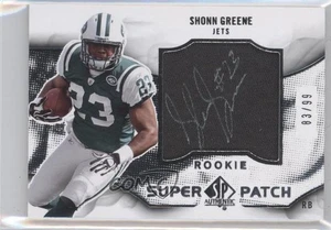 2009 SP Authentic Rookie Super Signatures /99 Shonn Greene RPA Patch Auto RC - Picture 1 of 4