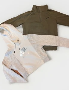 Women’s XS Sweatshirt Bundle Lot - Victoria Secret PINK, Nike Air Jordan Hoodie - Picture 1 of 15
