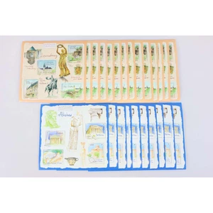 SATZ VON 24 BLÖCKEN-BLÄTTERN AUS FRANKREICH 4 × 0,5 € KAPITAL NEUE BRIEFMARKEN GESICHT 48 € - Bild 1 von 4