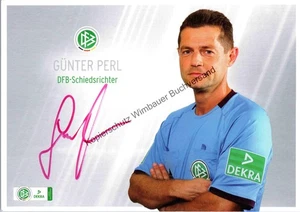 Original Autogramm Günter Perl DFB Schiedsrichter /// Autograph signiert  350714 - Bild 1 von 2