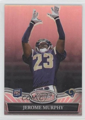 2010 Bowman Sterling Black Refractor /50 Jerome Murphy #37 Rookie RC - Image 1 of 2