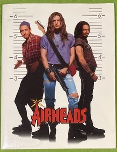 AIRHEADS 1994 MOVIE PRESS KIT W/ 5 PHOTOS ADAM SANDLER, BRENDAN FRASIER - Picture 1 of 3