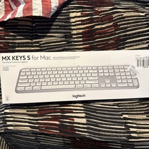Logitech MX Keys S for Mac Advanced Full Size Wireless Keyboard Gray - Picture 1 of 4
