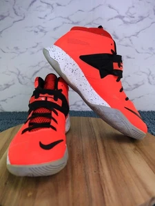 Nike LeBron Zoom Soldier 7 VII Mid Shoes Bright Crimson Red 599264-602 Mens Sz 8 - Picture 1 of 24
