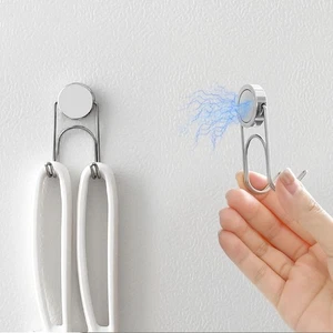 Stainless Steel Magnetic Hooks Refrigerator Hook Home Kitchen Refrigerator - Photo 1/9