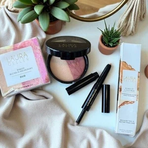 Laura Geller IN BOX Baked Blush-N-Highlight Duo und Lidschatten Stick & Puder - Bild 1 von 9