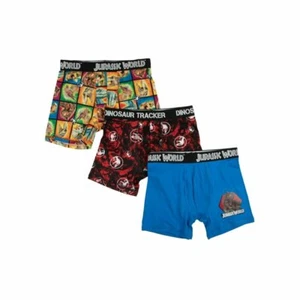 Jurassic World Boys' 4-10 Boxer Brief, 3 Pack - Picture 1 of 3
