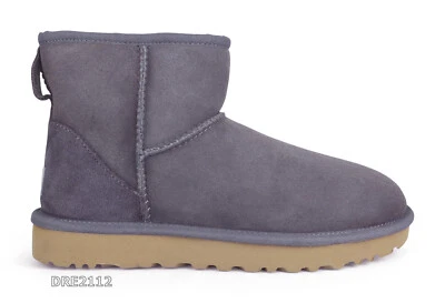 Botas femininas UGG Classic Mini II sombra pele de camurça tamanho 7 *NOVO- - Imagem 1 de 4