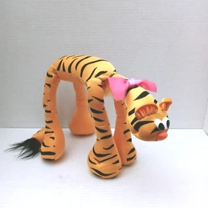 Lanky Doodles Tail Stripe Tiger Toys 1990 Plush Stuffed Animal Hyper Stryper - Picture 1 of 10