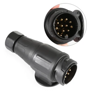 13-polig KFZ Stecker 12V für Anhänger Anhängerstecker Kunststoff PKW AUTO - Picture 1 of 9