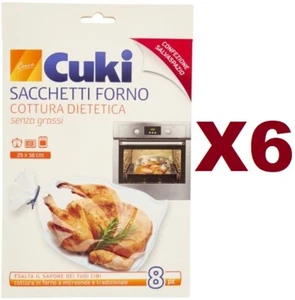48 CUKI BAGS DIETARY COOKING OVEN FOR TRADITIONAL OVEN AND MICROWAVE - Picture 1 of 2