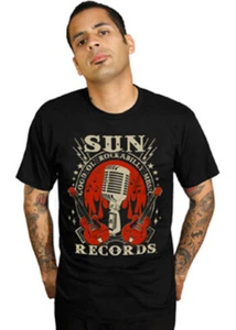 STEADY CLOTHING Rockabilly Music Sun Records T-Shirt S NEW - Picture 1 of 2