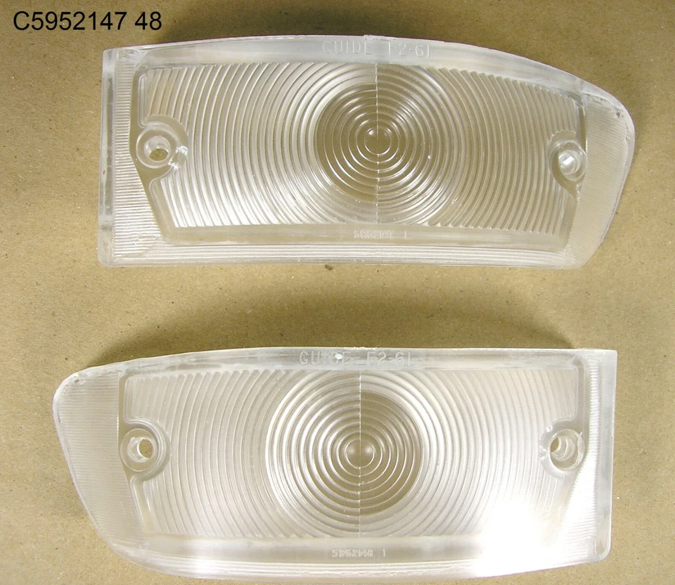 Pontiac 1961 juego de lentes de lámpara de estacionamiento de tamaño completo, C5952147R 48R Foto 1 de 1