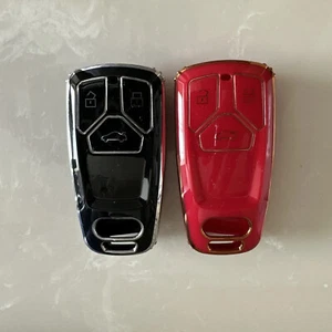 Lot Of 2 For Audi A4 A5 A6 A7 Q7 A5 Q5 S6 S4 TPU Remote Key Fob Cover Shell Case - Picture 1 of 1