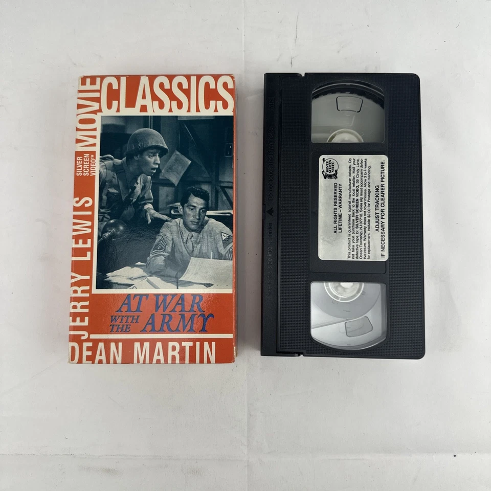 At War With the Army • VHS • Dean Martin & Jerry Lewis • Silver Screen Foto 1 de 2
