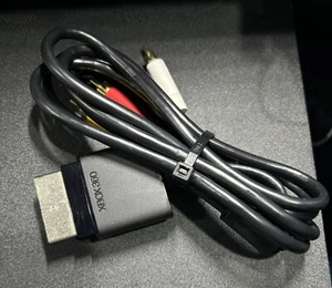 OEM Official XBOX 360 Composite Video AV PC VGA Cable Cord X821376-001 - Picture 1 of 2
