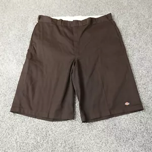 Dickies Shorts Mens 46 Dark Brown Chino Bermuda Twill Outdoor Workwear Casual - Picture 1 of 11