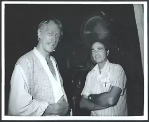 Max von Sydow Original 1970er Jahre hinter den Kulissen Foto Der Exorzist Siebtes Siegel Schauspieler - Bild 1 von 1