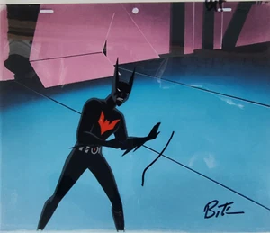1999 BATMAN BEYOND HAND PAINTED PRODUCTION ANIMATION CEL SIGNED BRUCE TIMM - Picture 1 of 6