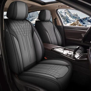 Car Seat Covers Full Set Faux Leather Waterproof Fit for Ford Escape 2001-2025 - Picture 1 of 7