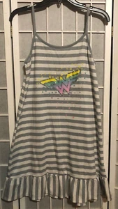 Girls WONDER WOMAN SUN DRESS~~SPARKLE Knit Sundress SIZE 14-16 - Picture 1 of 5