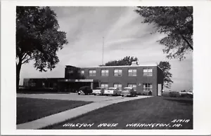Postal de Halcyon House Washington Iowa de 1950 RPPC - Imagen 1 de 2