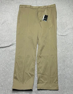 Nike Golf Pants Mens 38 X 32 Khaki Flex Dri Fit Standard Fit Performance Chino - Picture 1 of 13