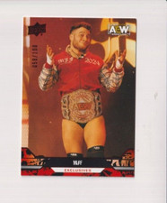 MJF 2023 UPPER DECK AEW WRESTLING EXCLUSIVES #8 RED BASE PARALLEL #'D 50 /100