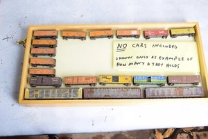 N Scale PORTABLE TRAIN CAR CARRYING CASE - Picture 1 of 91