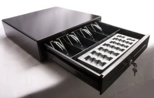 Caja registradora con tablero de conteo de monedas iQCash410 41x42x10 cm tablero de conteo inserción de conteo carga de dinero - Imagen 1 de 1