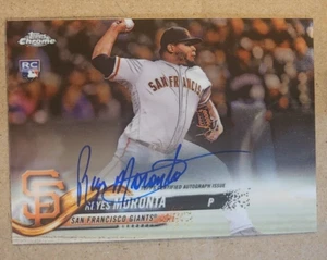 BB Reyes Moronta 2018 Topps Chrome Rookie Autographs #RARMO - Picture 1 of 2