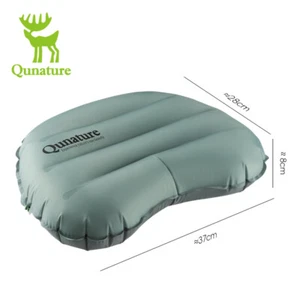 Qunature Comfy Inflatable Camping & Backpacking Pillow for Sleeping, Air Travel - Picture 1 of 16