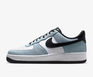 Nike Air Force 1'07 Lv8 en Blanco Luz Azul y Negro Todo Tallas Stock Limitado - Imagen 1 de 8