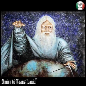 Amira artista arte sacra contemporanea quadro dipinto tela multiple ritratto dio - Picture 1 of 24