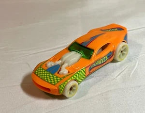 Hot Wheels Diecast Vehicle - Nitro Door Slammer - Orange with Glow Wheels - 2021 - Picture 1 of 2