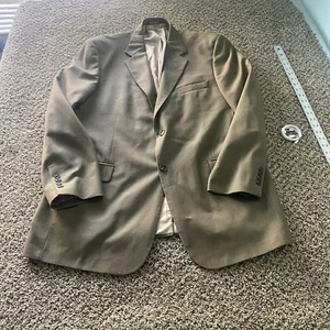 Blazer uomo Stafford 48L marrone 100% lana cappotto sportivo vestibilità classica made in Mexico - Foto 1 di 9