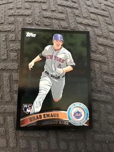 2011 (METS) Topps Wal Mart Black Border #427 Brad Emaus (b) - Picture 1 of 1
