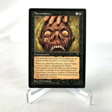 Necromancy Black Uncommon Visions Magic the Gathering MTG LP-NM