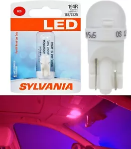 Sylvania Premium LED light 194 Red One Bulb Dashboard Gauge Cluster Replacement - Bild 1 von 12