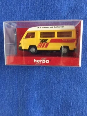 Herpa 1/87 Mercedes 100D Bus ADAC # 041911 raro da collezione e per diorami - Immagine 1 di 4
