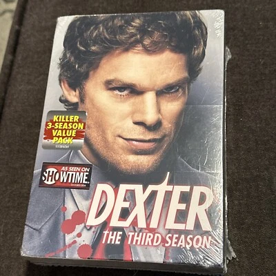 Dexter Seasons 1-3 (DVD, Killer 3 Season Value Pack, BRAND NEW SEALED BOX SET) Foto 1 de 4