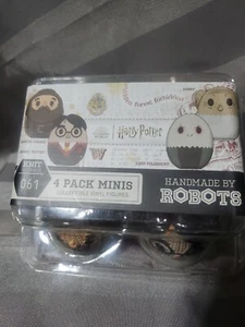 NEW! Harry Potter Handmade by Robots Mini Vinyl Figures 4-Pack Knit Series 061 - Picture 1 of 6
