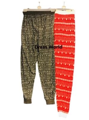 Women's Love To Lounge Pyjama Cuffed Leg Pants Ladies Joggers Xmas Gift Primark - Image 1 of 4