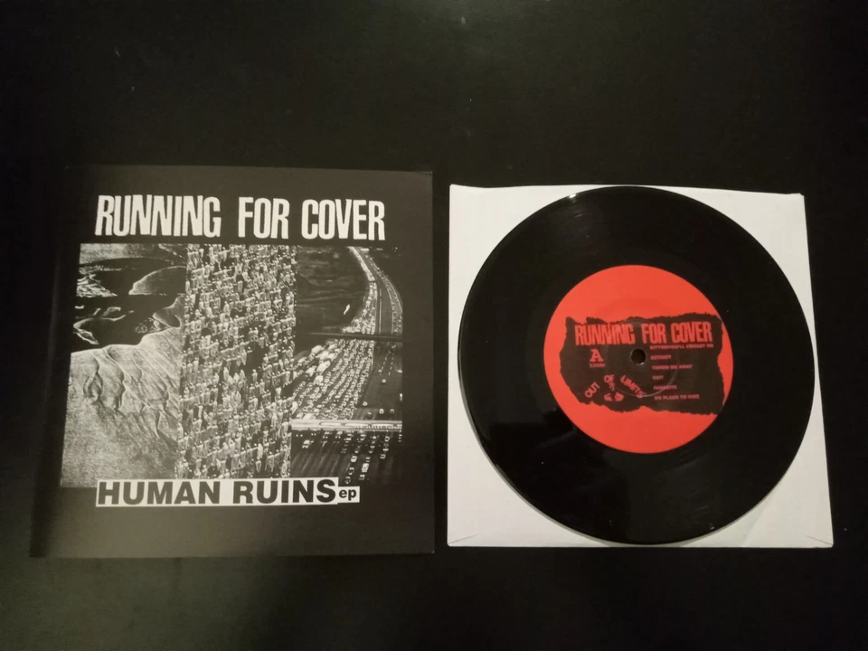 Running For Cover – Human Ruins (7" Vinyl Record) Hardcore Power Violence - Image 1 of 1